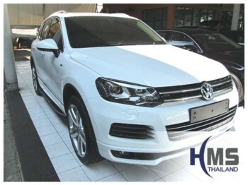 ติดตั้งอุปกรณ์นำทาง+กล้องหลัง+TMC+USB MULTIMEDIA Volkswagen Touareq