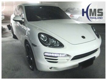 ติดตั้งอุปกรณ์นำทาง+กล้องหลัง+TMC+USB MULTIMEDIA Porsche Cayenne