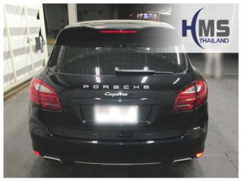 ติดตั้งอุปกรณ์นำทาง+กล้องหลัง+ทีวีดิจิตอล+TMC Porsche Cayenne