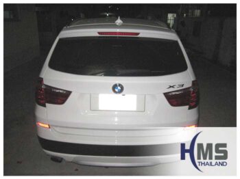 ติดตั้งอุปกรณ์นำทาง+กล้องหลัง+ทีวีดิจิตอล+USB MULTIMEDIA BMW X3 F25