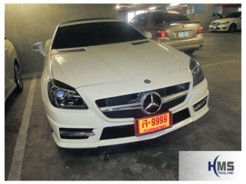 ติดตั้งกล้องหลัง Mercedes Benz SLK350