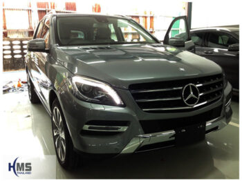 ติดตั้งกล้อง (ดิจิตอลทีวี+จอหมอน) Mercedes Benz ML250 W166