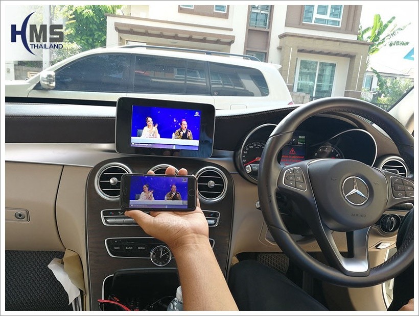 Mercedes Benz C350e W205 (Tv Tuner hr600 + Wifi Box)