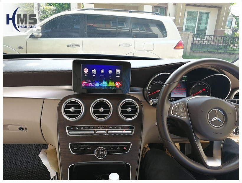 Mercedes Benz C350e W205 (Tv Tuner hr600 + Wifi Box)