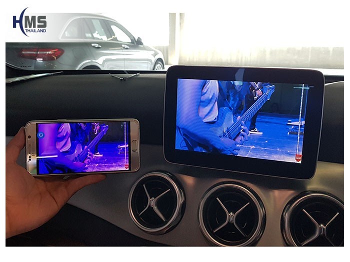 Mercedes Benz GLA250 W156 (TV Digital ASUKA HR600+Wifi box)