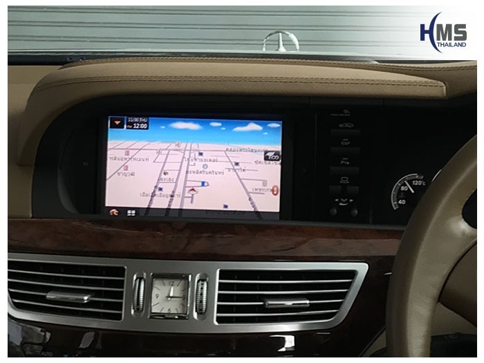 Mercedes Benz S350 W221 (Navigation box T3000+TV Digital ASUKA HR600+Rear monitor)