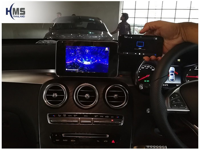 Mercedes Benz GLC250 Coupe W253 (DVR Thinkware F800 Pro+Wifi box)