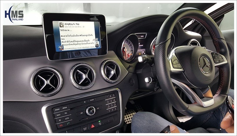 Mercedes Benz GLA250 W156 (TV Tuner HR600 + Wifi Box)