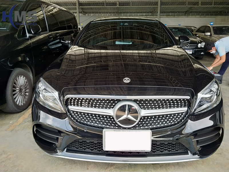 ติดกล้องหน้ารถ Benz 