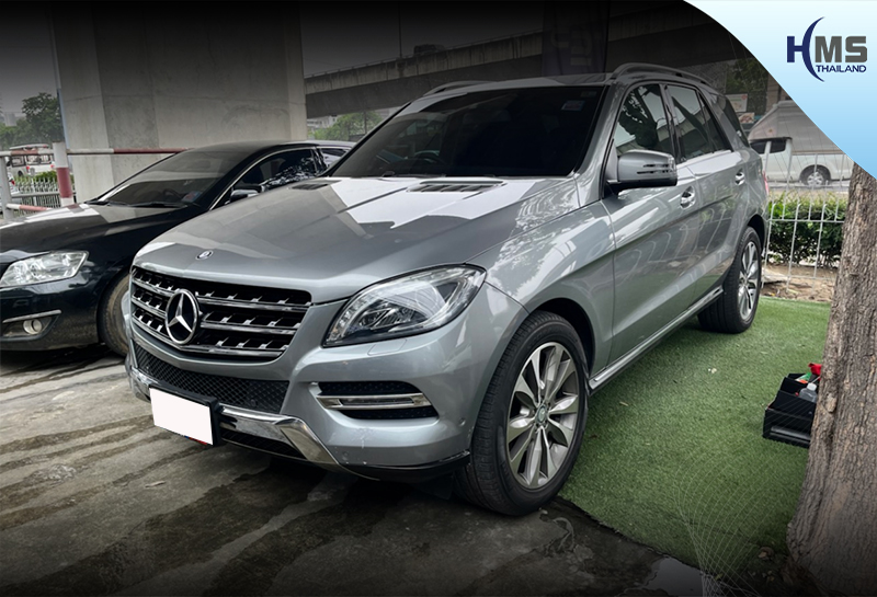 ติดตั้งกล้องมองหลัง ชุดAll in one  Benz 